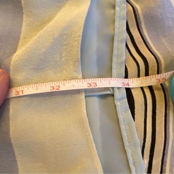 GUC Emanuel Blue Stripes Sarong Skirt - Picture 10 of 10